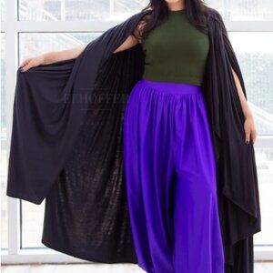 Elhoffer Design Crusader Grey Long Cloak Batman Dark Knight